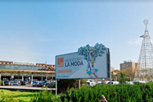 Una valla publicitaria